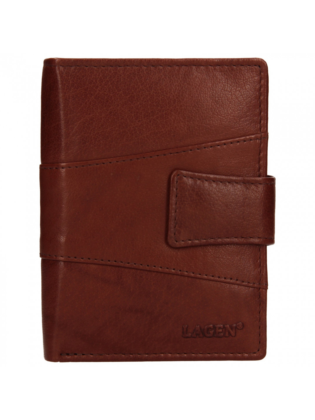 Pánská kožená peněženka Lagen Conor – hnědá